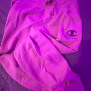 pink champion sweats